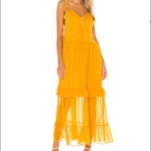 Lorelei Maxi Dress in Mustard NWOT